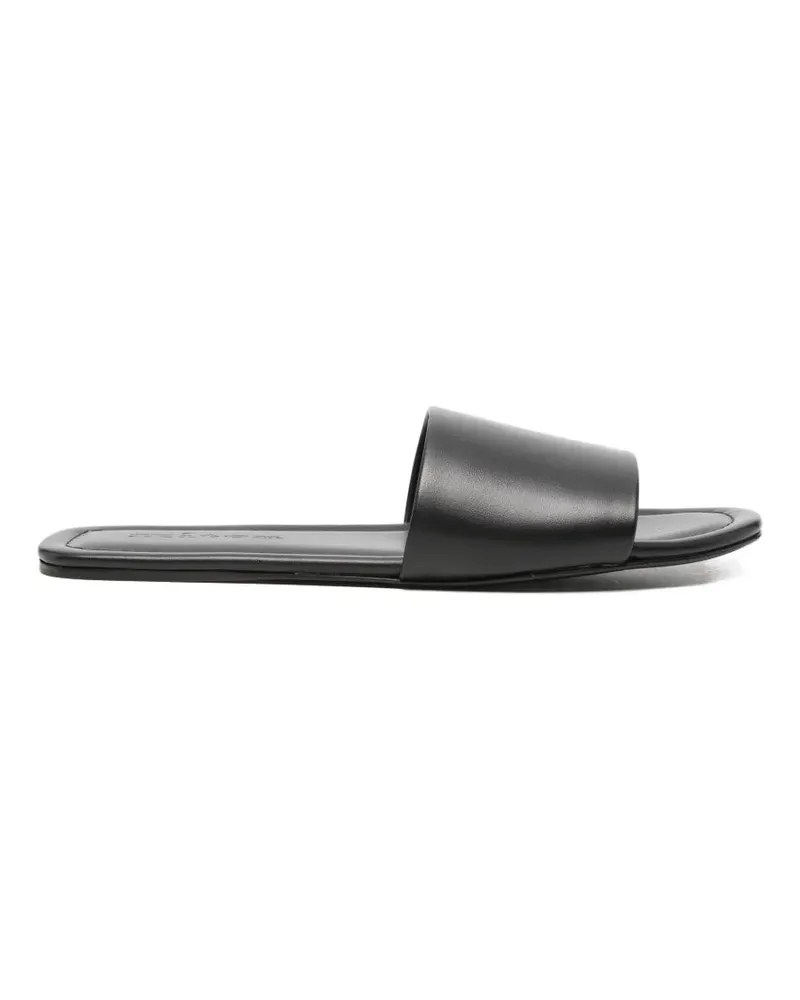 Kiton Women's Open-Toe Leather Sandals Ss26 W Black
