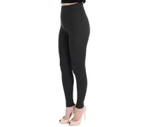 Women Gray Wool Stretch Tights Clothing
