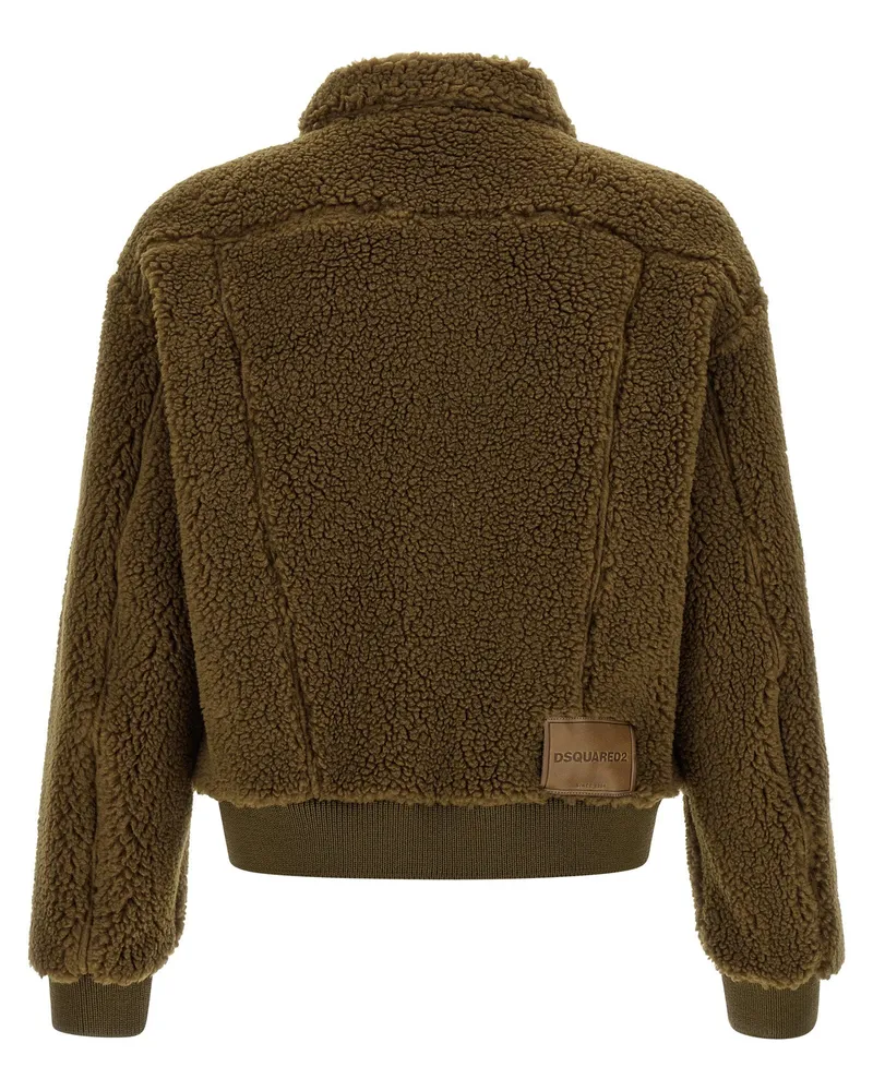 Dsquared2 Teddy Jacket — Olive Olive