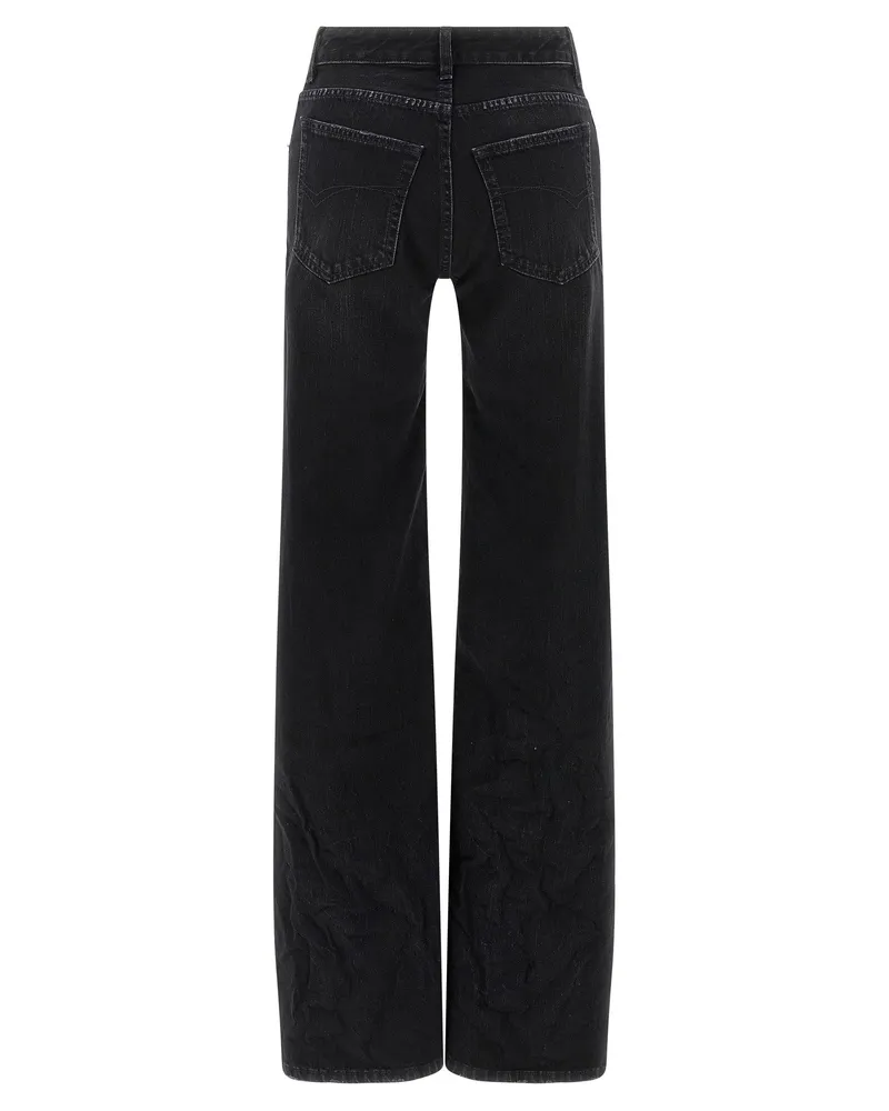 Balenciaga Wide-Leg Jeans — Black Black