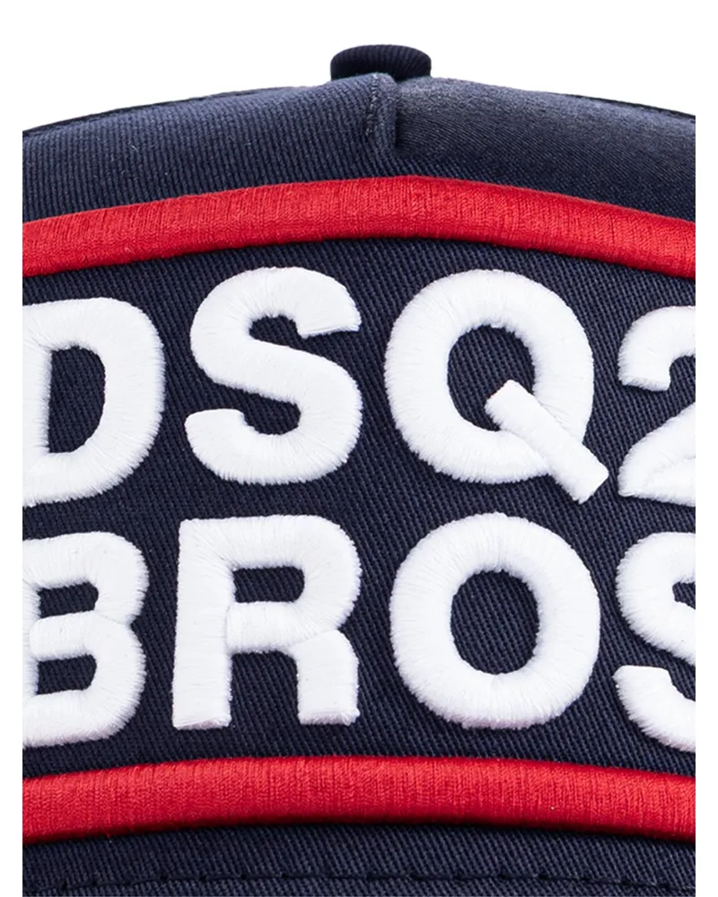 Dsquared2 BCM098905C000013073 Logo-Embroidered Baseball Cap — Navy Navy