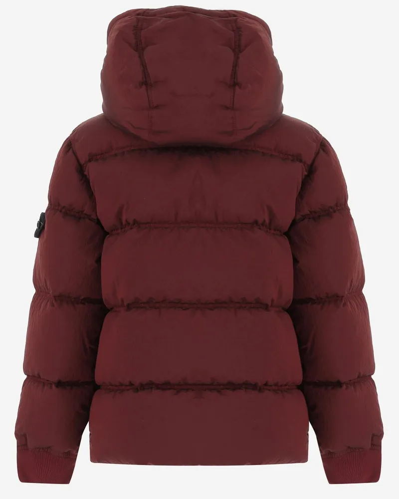 Stone Island Girls' Down Jacket Red Polyamide Red