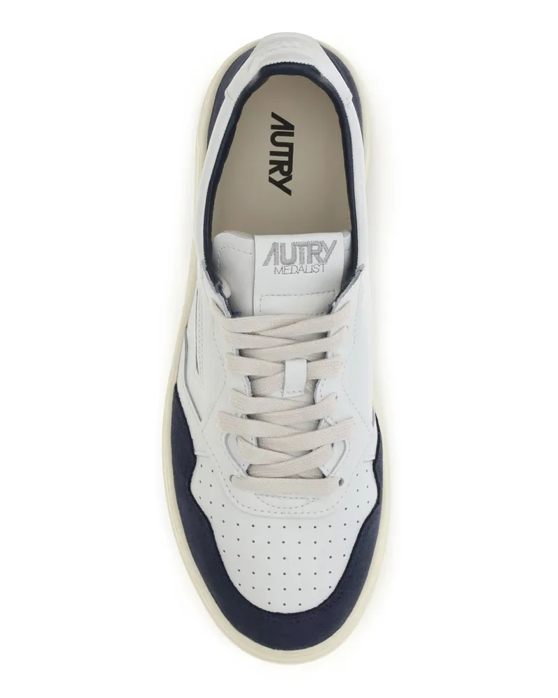 AUTRY Men's Low Sneakers Medalist White-Denim Trainers White/denim White