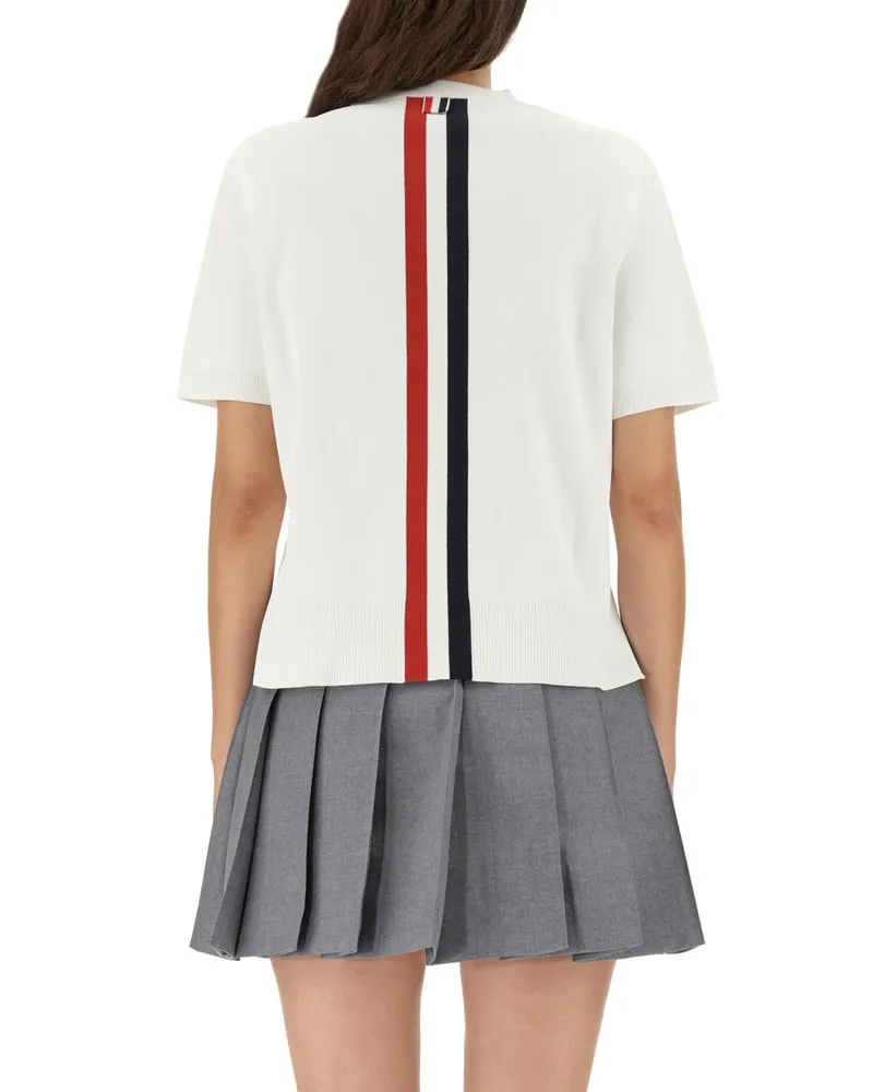 Thom Browne Boxy Fit T-Shirt — White White