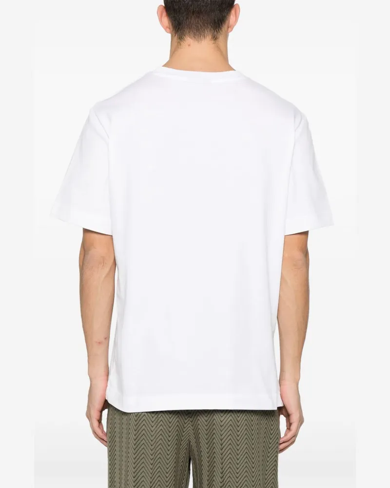Missoni Men's Crewneck T-Shirt White Cotton T-Shirts And Polos White