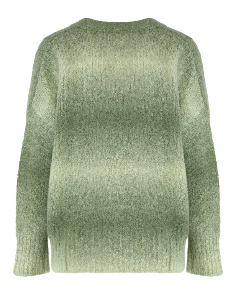 ASPESI Women's Cardigan Alpaca Blend Green Wool Cardigans Sweater Green
