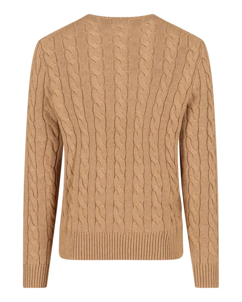 Ralph Lauren Men's Sweaters Brown Cotton Beige