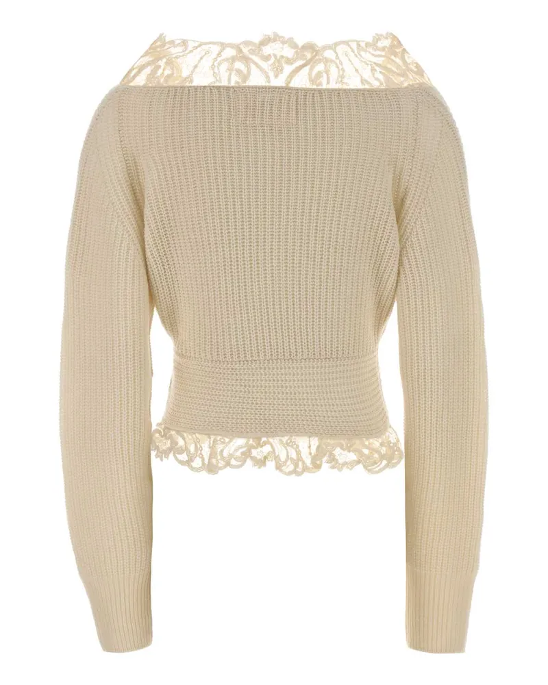 Ermanno Scervino Manica Sweater — Beige Beige