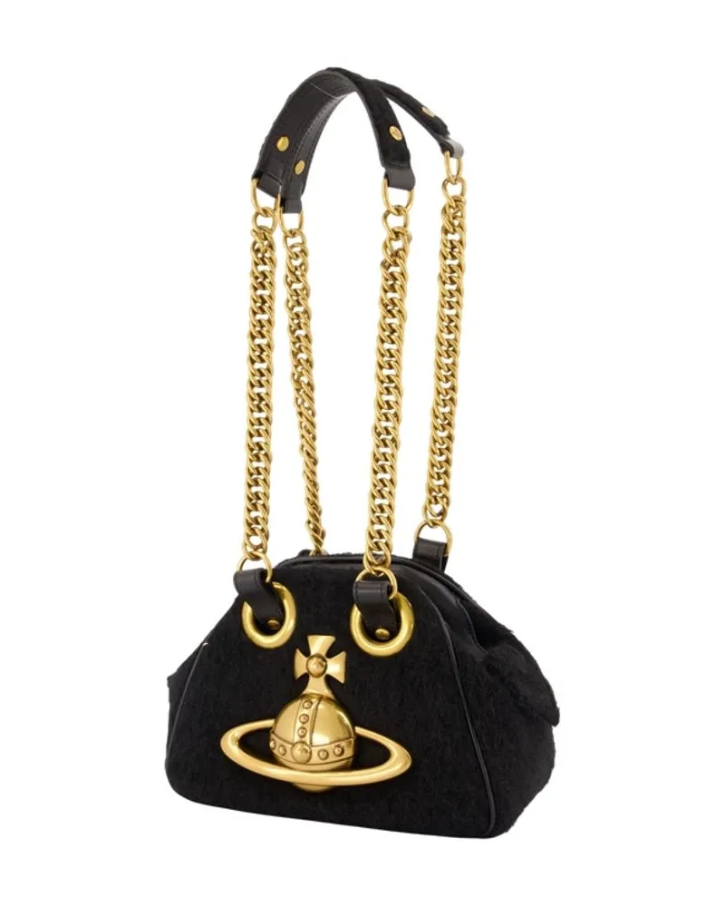 Vivienne Westwood Women's Archive Chain Purse -  Synthetic Black Bags Handbags-Purses Black