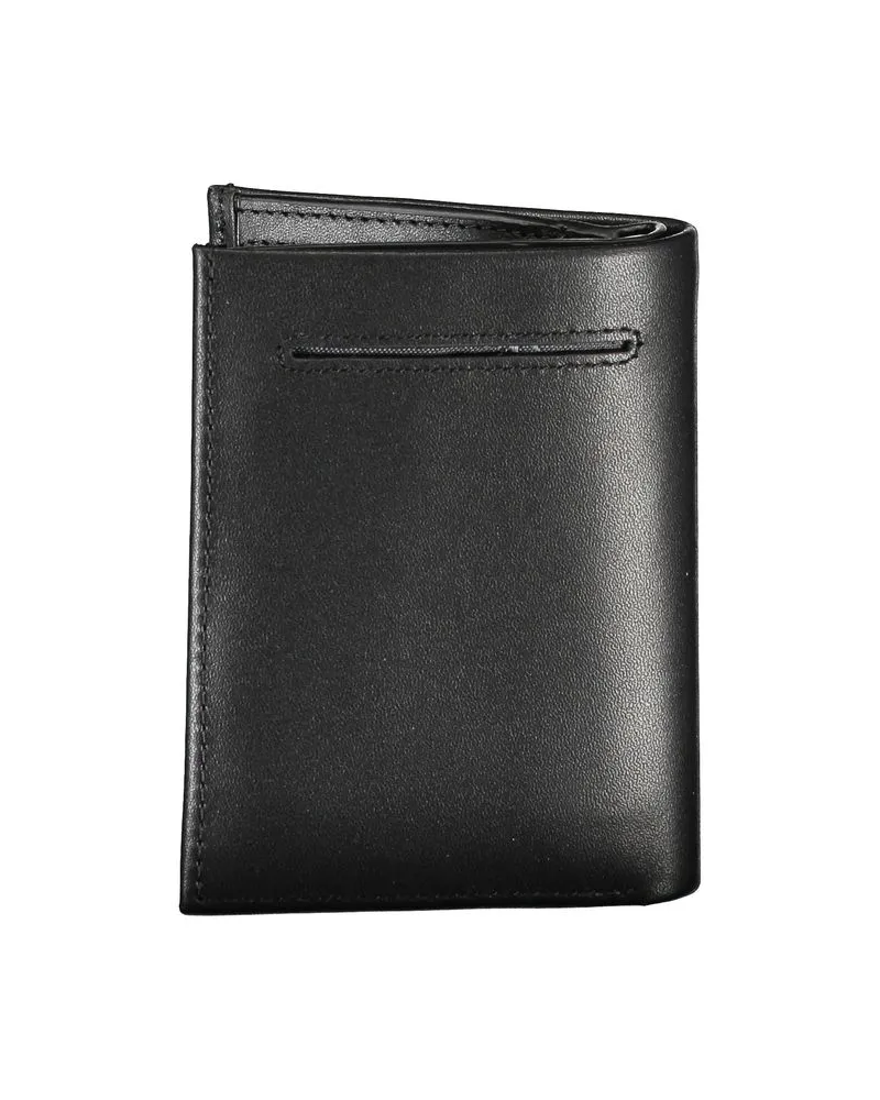 Calvin Klein Leather Wallet — Black Black