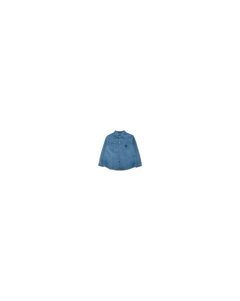Fendi Boys' Go To Jacket Denim Darkblu Giacche E Gilet Blue