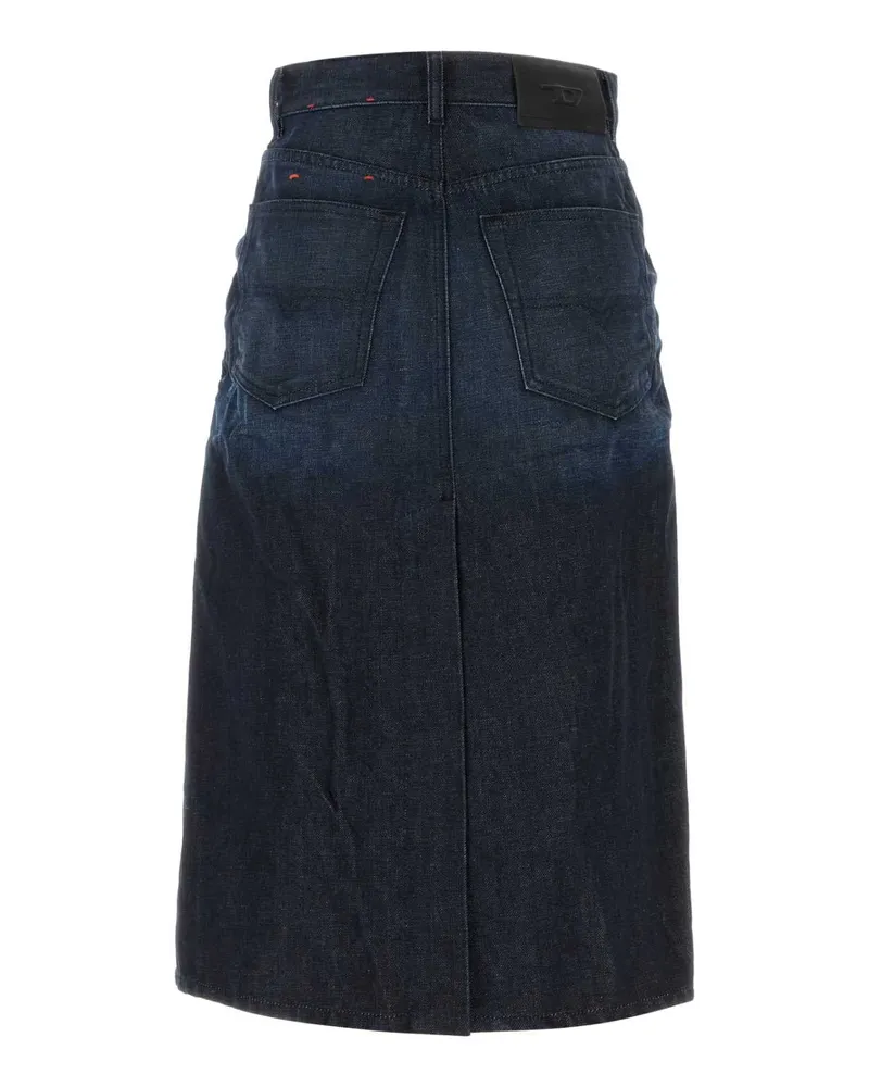Diesel Dark-Wash Denim Skirt — Navy Navy