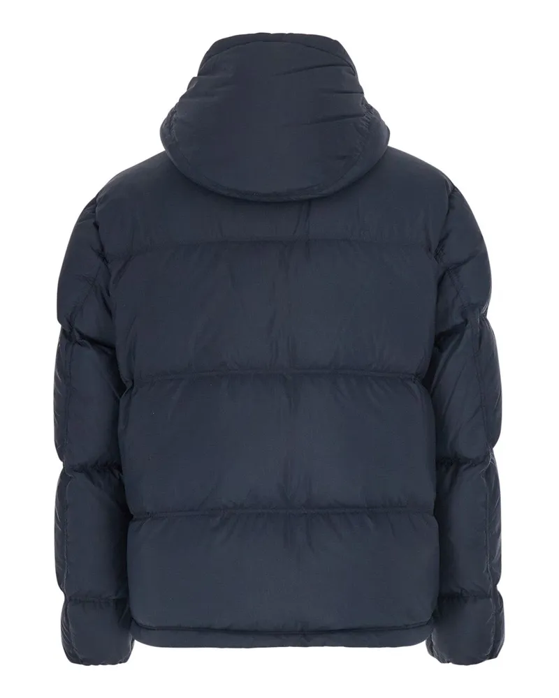 Stone Island Men's Down Jacket Blue Padded Navy