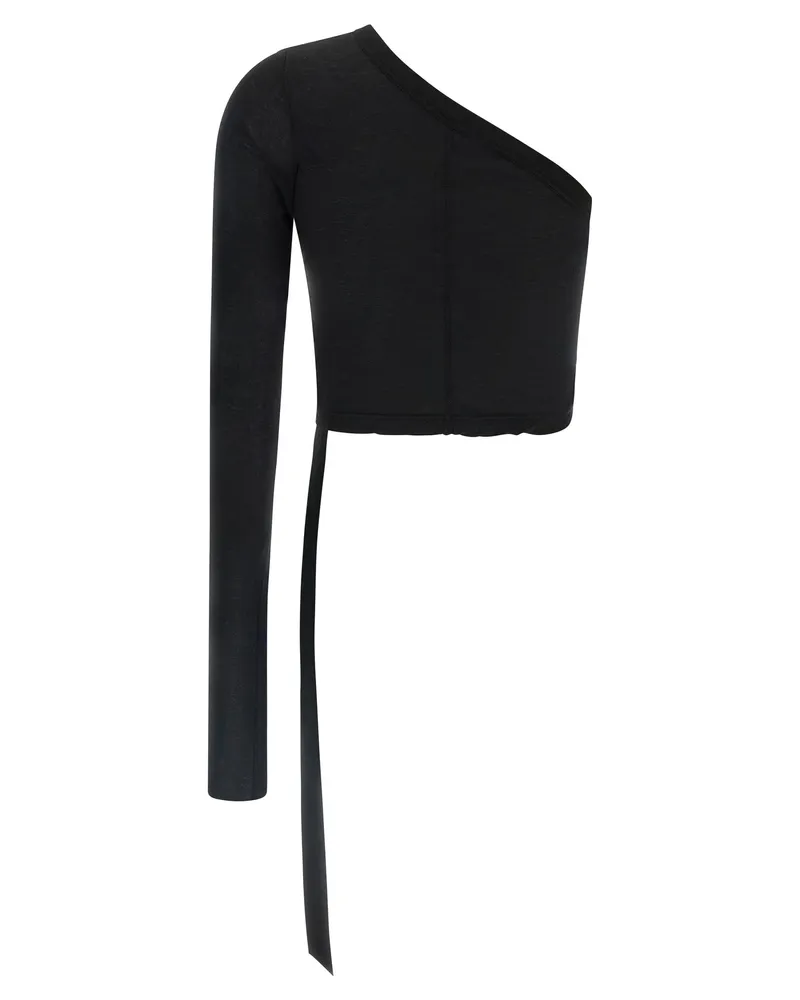 DRKSHDW by Rick Owens Women's Black Cotton T-Shirt Black