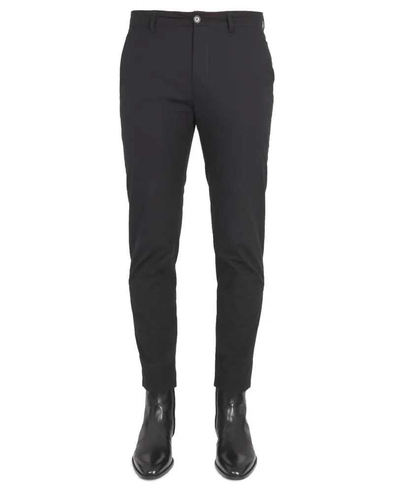 Department 5 Logo Patch Trousers — Black Black