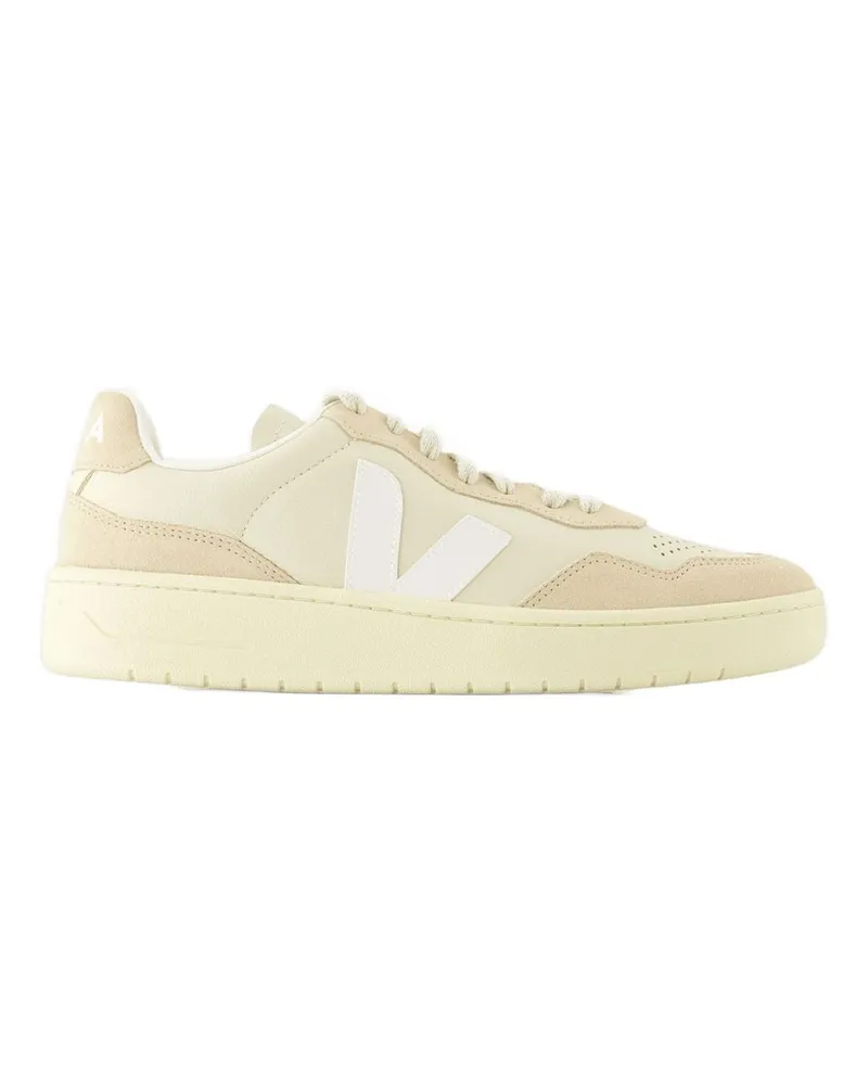 VEJA Unisex V-90 Sneaker Beige Leather Beige