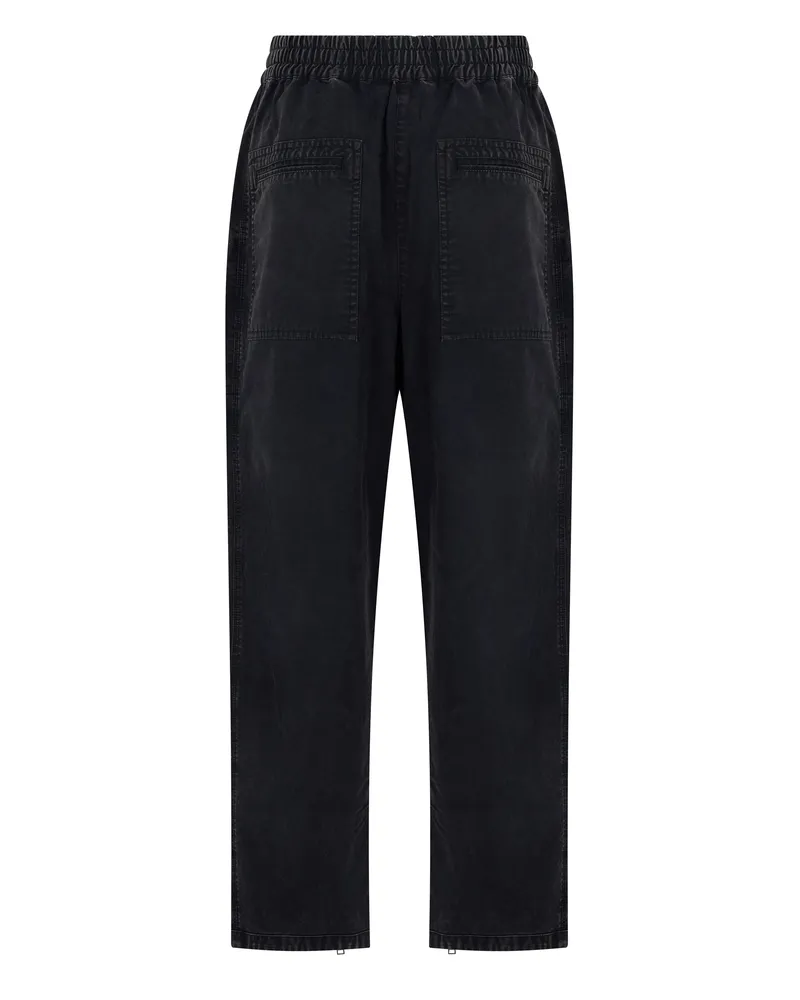 Isabel Marant Men Track Pants With Zips Black Cotton Black