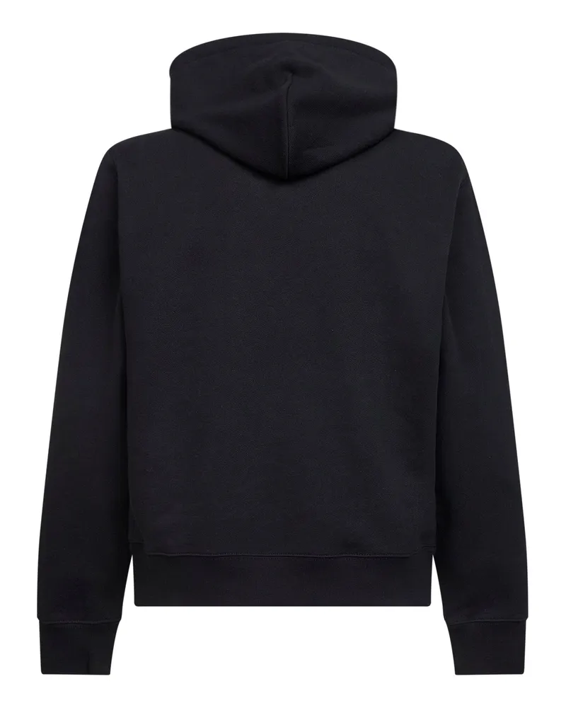 Burberry Men Black Cotton Ekd Hoodie Sweatshirts Sweater Black
