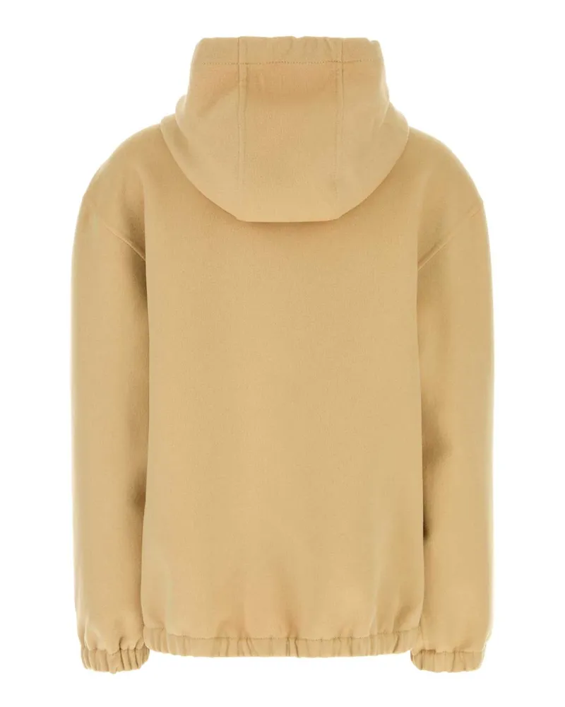 Miu Miu Women's Pastel Yellow Wool Blend Jacket Soia Giubbini Yellow