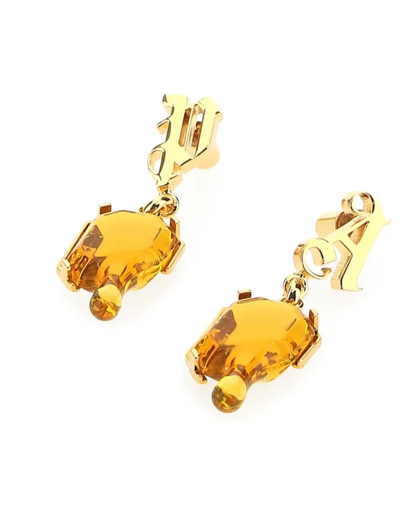 Palm Angels Women's Golden Metal Earrings 7630 Orecchini 7630