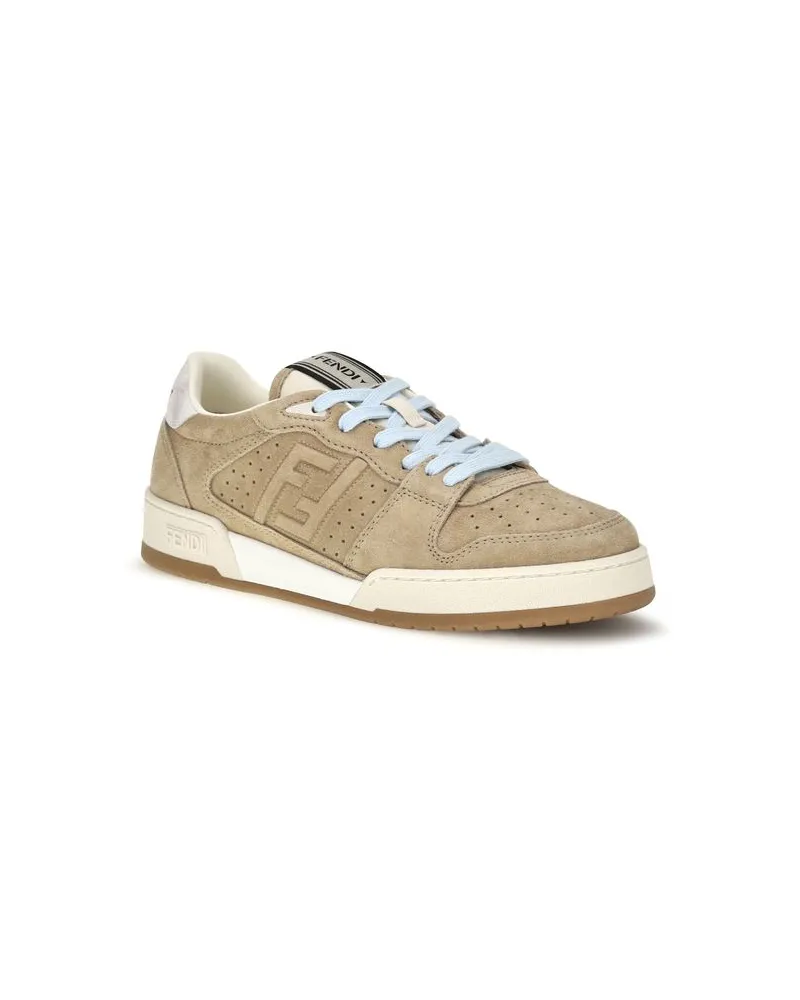 Fendi Match Sneaker — Beige Beige