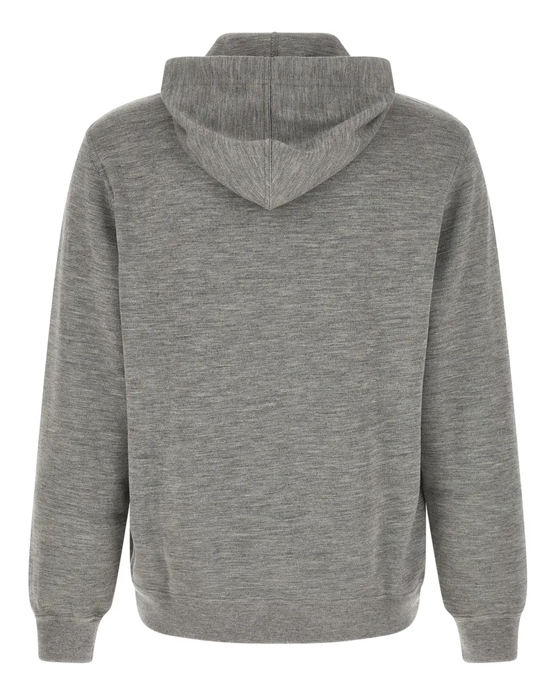 Brunello Cucinelli Men's Gray Cashmere Sweatshirt Clothing Gray
