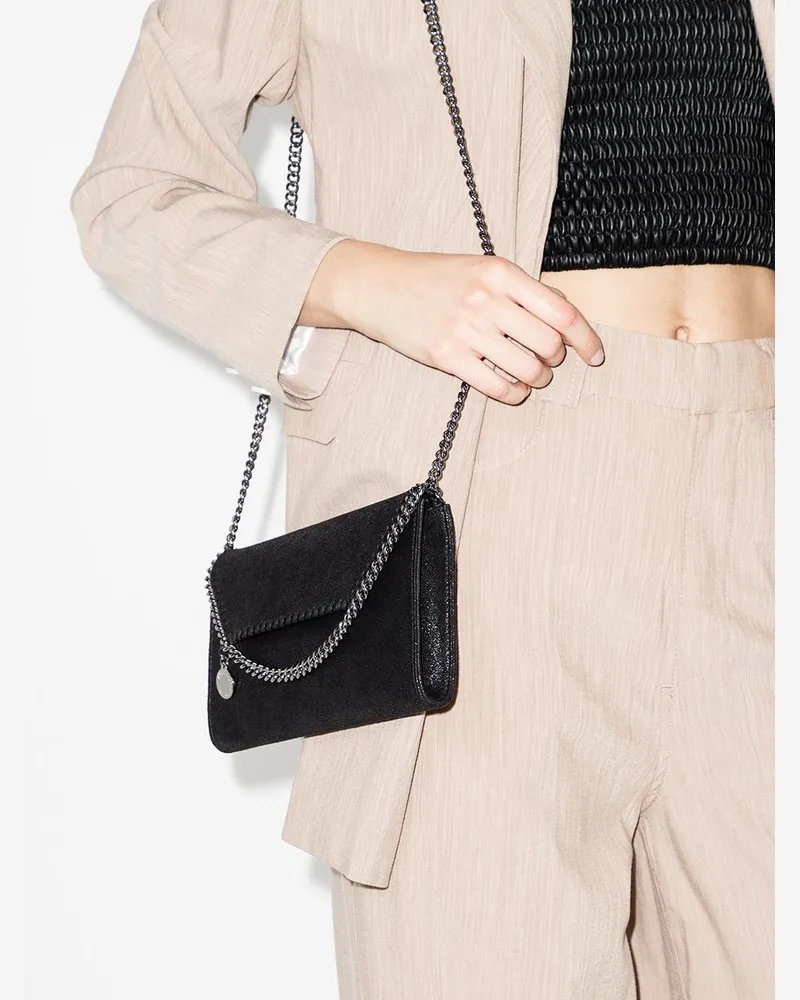 Stella McCartney Falabella Shoulder Bag — Black Black