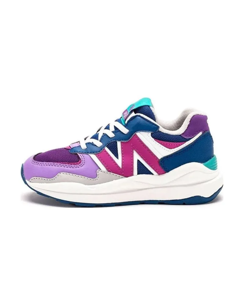 New Balance Logo Multicolor Synthetic Leather Sneaker — Multicolor Multicolor