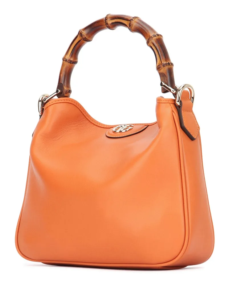 Gucci Women's Bag With Removable Shoulder Strap Newdarkrusty Calf Skin Borse A Mano Orange