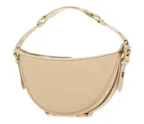 Women's Cream Leather Gib Shoulder Bag Sbl Borse A Mano