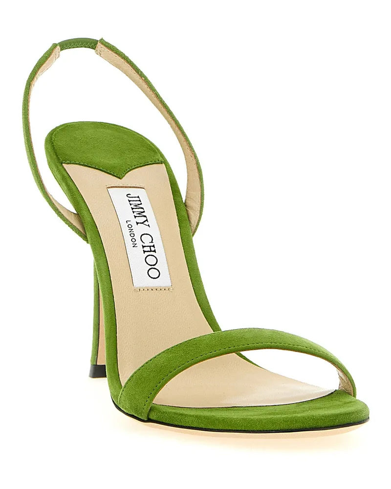 Jimmy Choo Jenn Sandal — Green Green