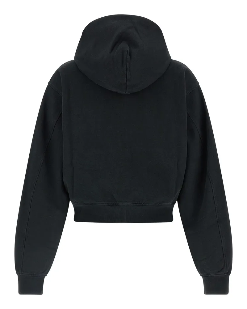 Alexander Wang Women's Black Cotton Sweatshirt Clothing Black
