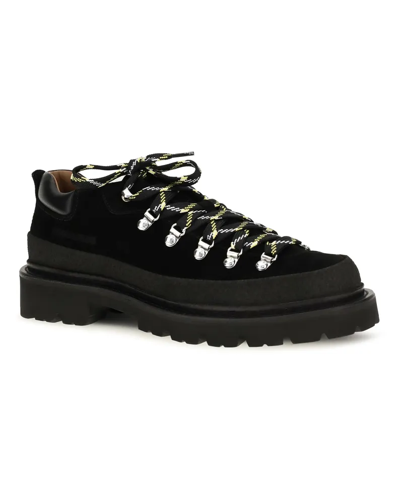 Dsquared2 Men's Suede Lace-Up Sneakers Nero Lace Up Black