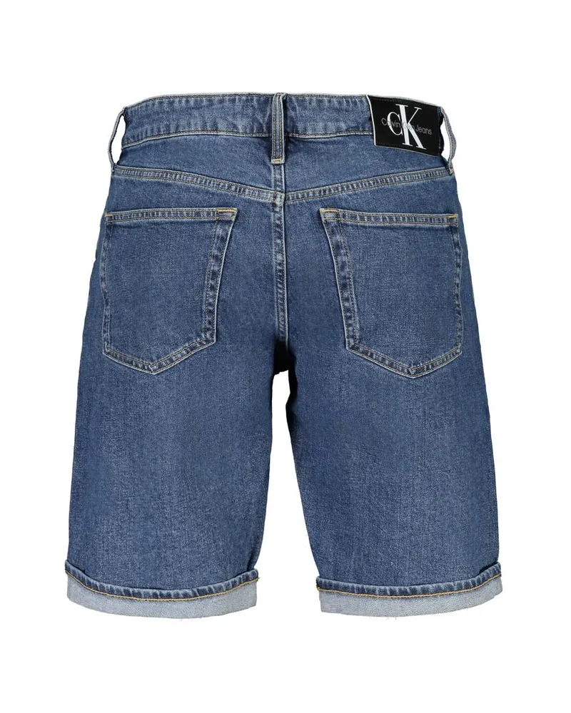 Calvin Klein Slim-Fit Denim Shorts — Blue Blue