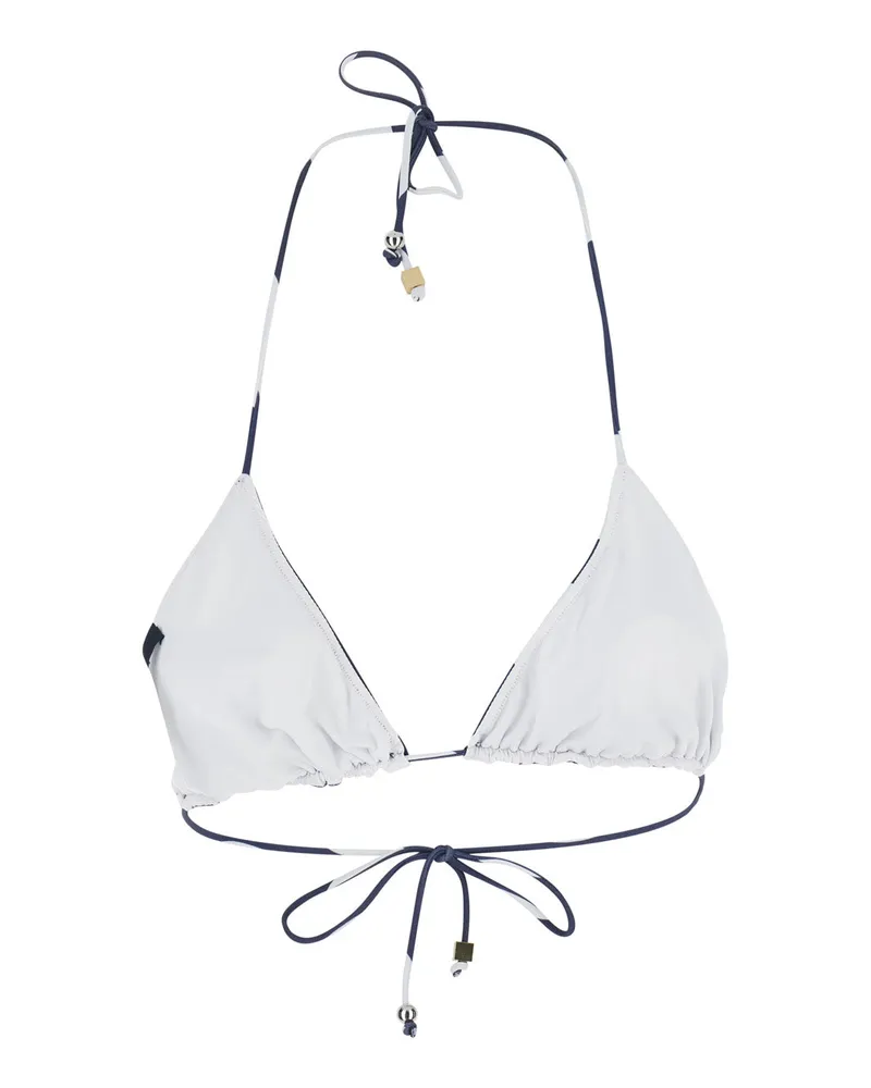 Jacquemus Women's Bikini Triangle Blue Tech Fabric Polyamide Swimwear Sea Clothing Navy