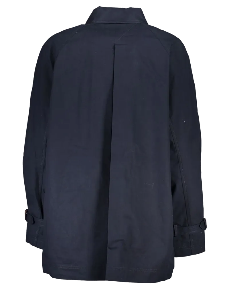 Tommy Hilfiger Cotton Trench Coat — Navy Navy