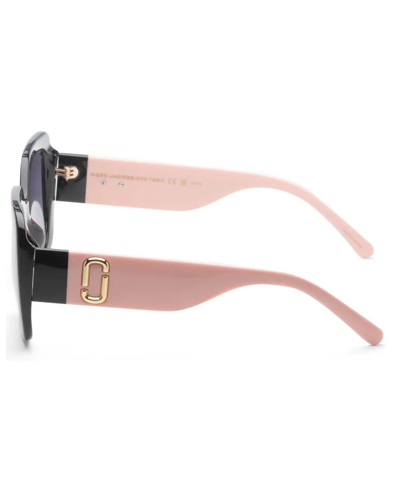 Marc Jacobs MARC647SUS3H253 Black and Pink Sunglasses — Black Black