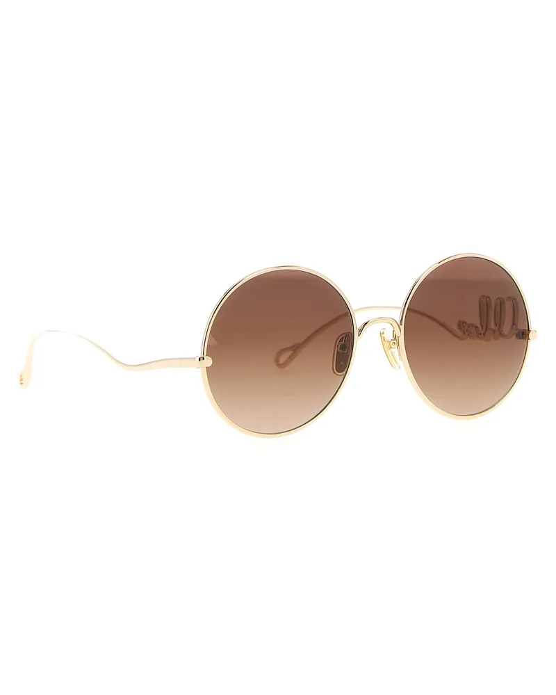 Chloé Women's Multicolor Metal Sunglasses Gold