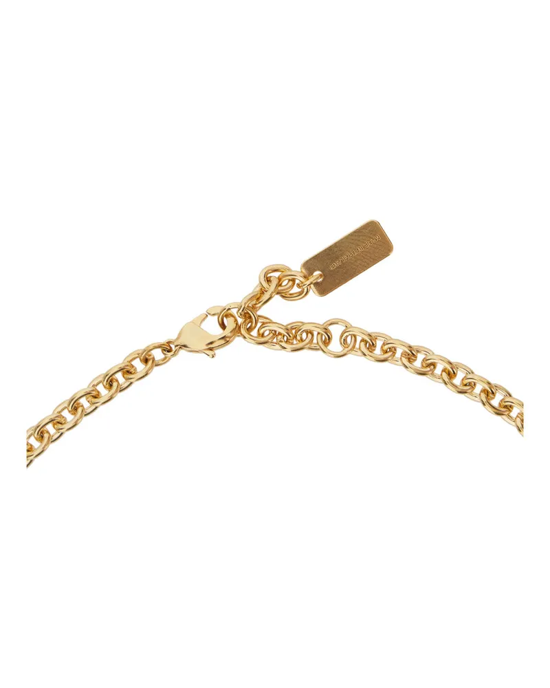 Chloé Women's Necklace With Pendant Charms, Gold-Coloured Brass Metallic Necklaces Gold