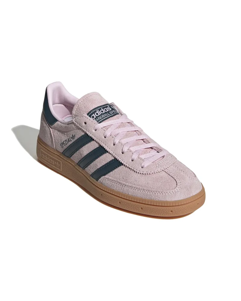adidas Women's Sneakers Handball Spezial W Clear Pink Pink-Arctic Night-Gum Leather Trainers Pink/arctic Night/gum Pink