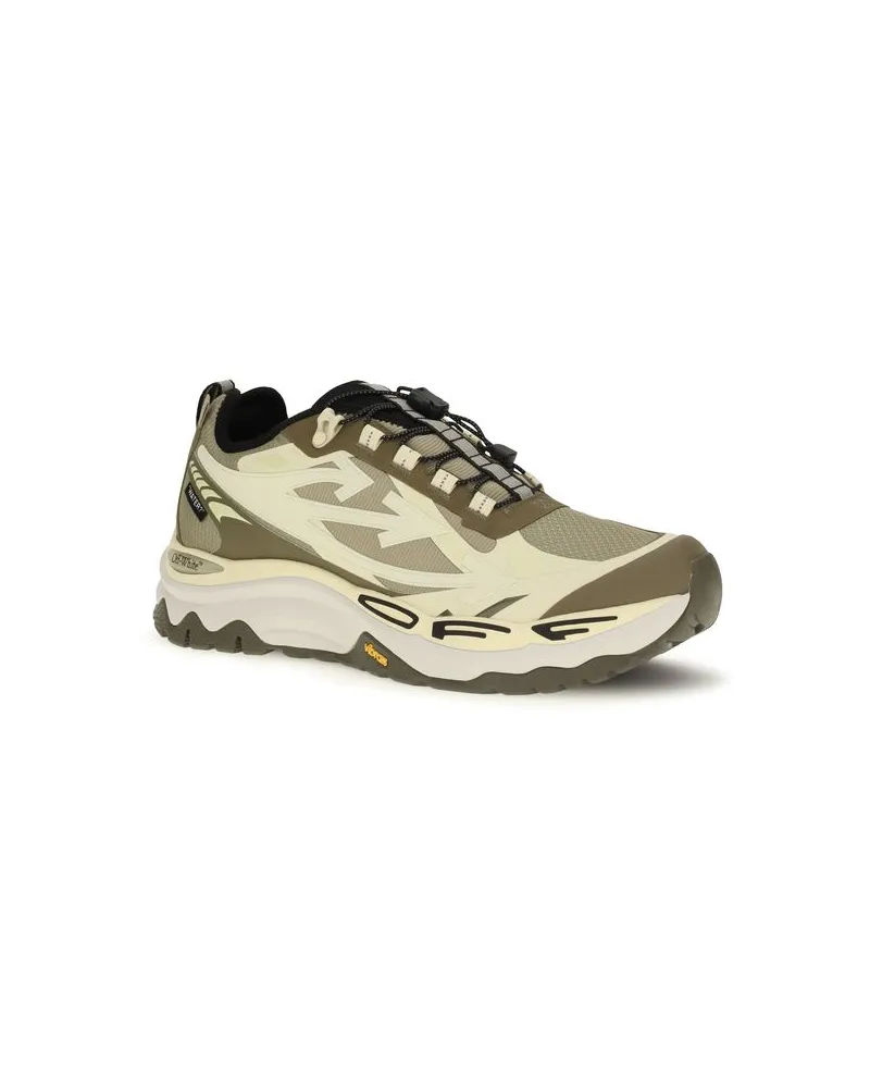 OFF-WHITE BRB Trail Low Sneakers — Beige Beige
