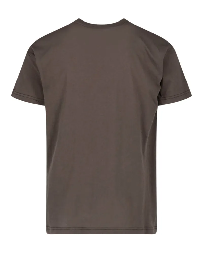 Diesel Men's T-Shirts And Polos Brown Cotton Brown
