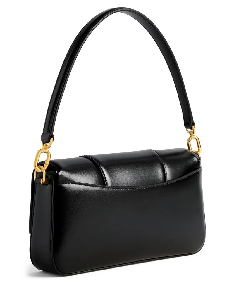 Balenciaga Women's Shoulder Bag Hourglass Black Lamb Leather Black
