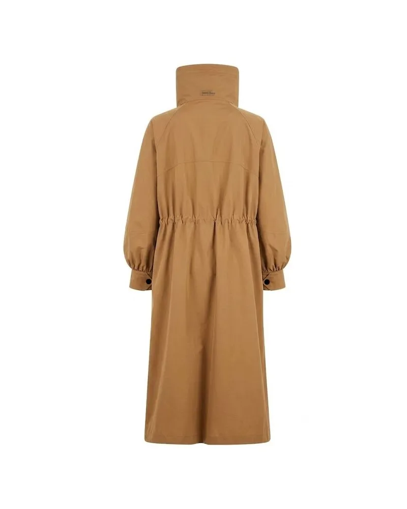Herno Women's Brown Polyester Coat Clothing Brown