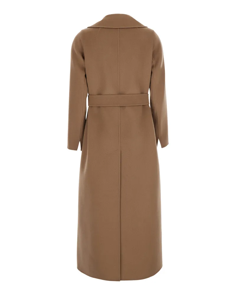 Max Mara Women's Coat Poldo Beige Wool Beige