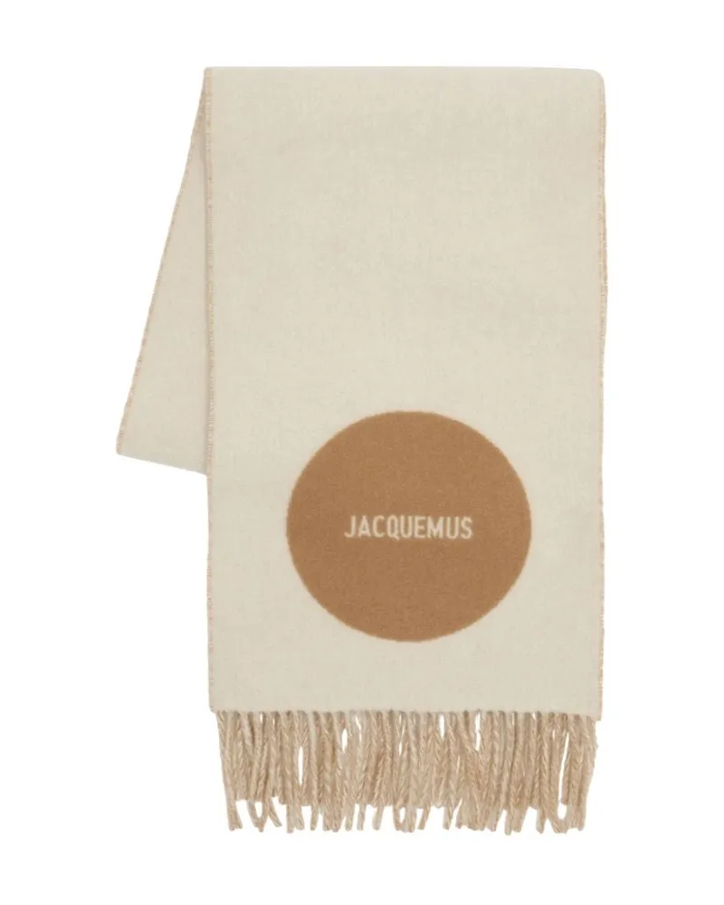Jacquemus Women's Scarf Beige Wool Beige