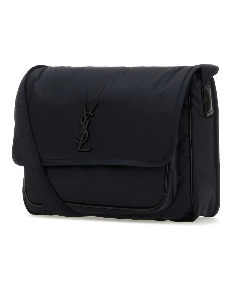 Saint Laurent Men's Dark Blue Nylon Niki Crossbody Bag Dkblueberrynero Borse A Tracolla Navy
