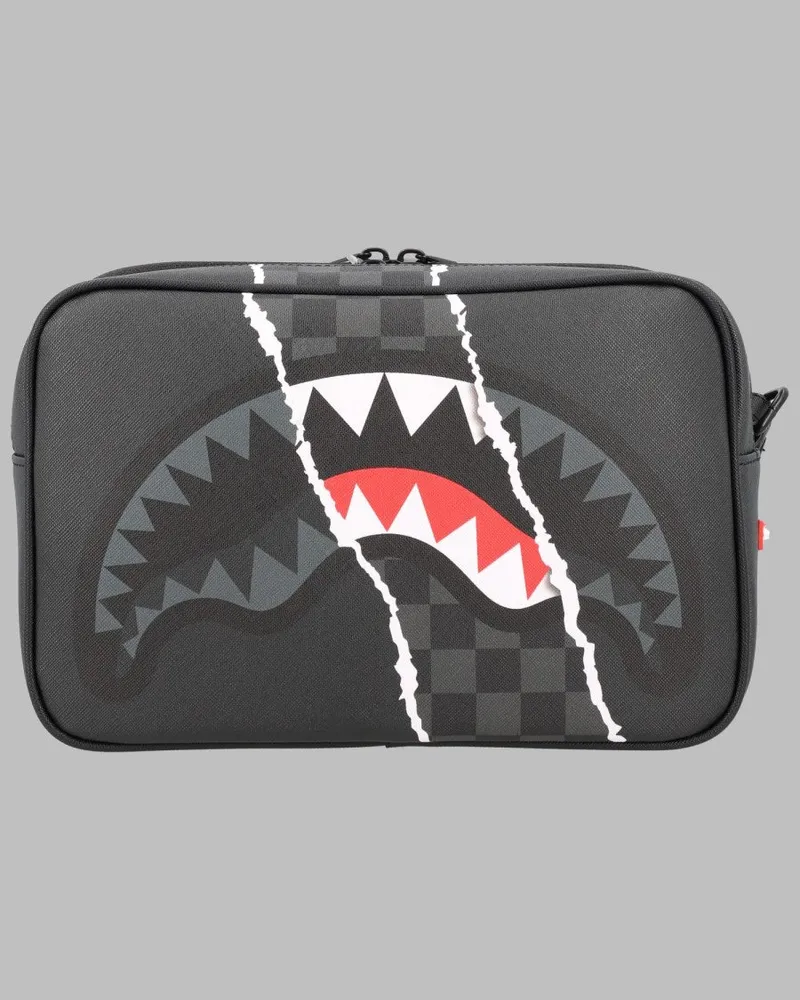 Sprayground Center Rip Clutch — Black Black