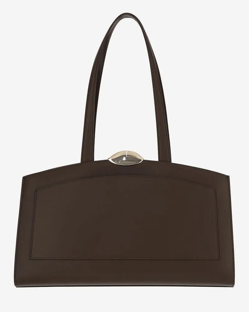 Benedetta Bruzziches Women's Serena Leather Shoulder Bag Brown Brown