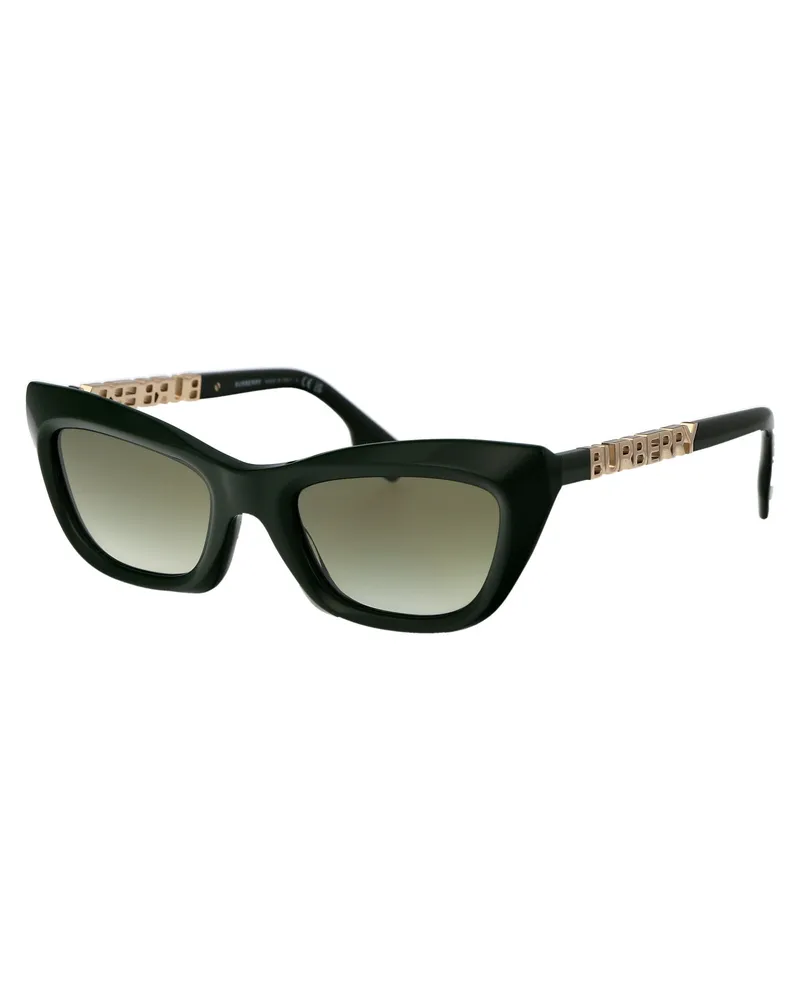 Burberry Women's Sunglasses Green Acetate Black